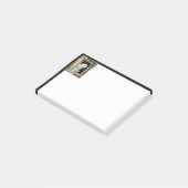 Bärenvogel im Fenster Post-it Klebezettel (angewinkelt)