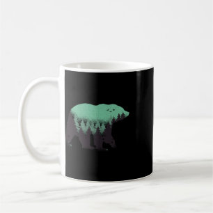 Bärenwald Natur Grizzly Wandern Outdoor Jagd  Kaffeetasse