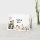 Bärenwald Niedliche Tiere Hirschwald Geburtstag Karte (Vorderseite)