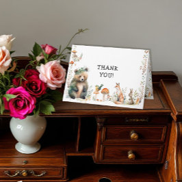 Bärenwald Niedliche Tiere Hirschwald Geburtstag Karte