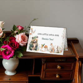 Bärenwald Niedliche Tiere Hirschwald Wild One Karte