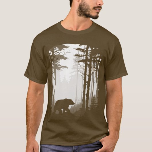 Bärenwald Silhouette T-Shirt (Vorderseite)