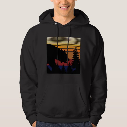 Bärenwald Vintag Hoodie (Vorderseite)