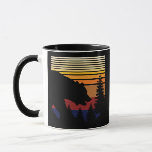 Bärenwald Vintage-Farbe Tasse