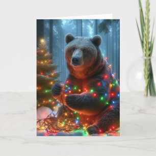 Bärenwald Weihnachtsgrußkarten Feiertagskarte
