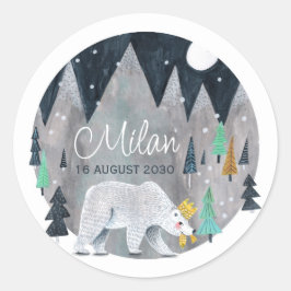 Bärenwaldgebirge Runder Aufkleber