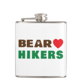 Bärenwanderer Flachmann (Vorderseite)