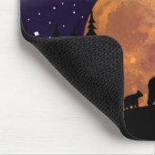 Bärenwanderung - Silhouette Mousepad (Ecke)