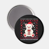 Bärenweihnachtsfest (1) magnet (Vorderseite/Rückseite)