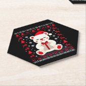 Bärenweihnachtsfest (1) untersetzer (angewinkelt)