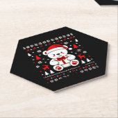 Bärenweihnachtsfest (3) untersetzer (angewinkelt)