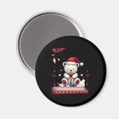 Bärenweihnachtsfest (4) magnet (Vorderseite/Rückseite)