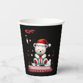 Bärenweihnachtsfest (4) pappbecher (Vorderseite)