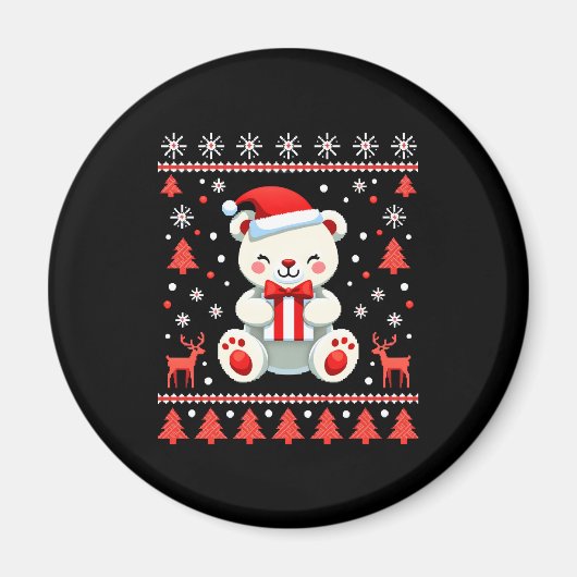 Bärenweihnachtsfest (6) magnet (Vorne)