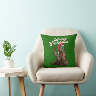 Bärenweihnachtsfest, Grizzlybär Kissen