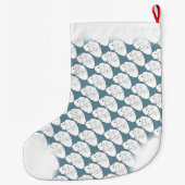 Bärenweihnachtsfest Strumpf Custom Polar Bear Stru Großer Weihnachtsstrumpf (Rückseite)