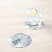 Bärenweihnachtsfest zum ersten Geburtstag Winter Untersetzer (Vor Ort)