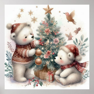 Bärenweihnachtszeit 1 poster