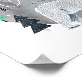 Bärenwintermond Poster (Ecke)