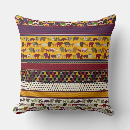 Bärenwolf Kissen (Vorderseite)