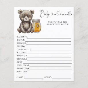 Bärenwort Baby Showspiel