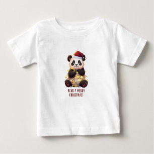Bäreny Frohe Weihnachten! Playful Panda Baby T - S Baby T-shirt