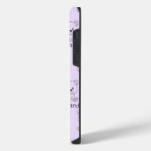 Bäreny Personalisiert: Lila, benutzerdefinierbares iPhone Hülle (Linke Seite)