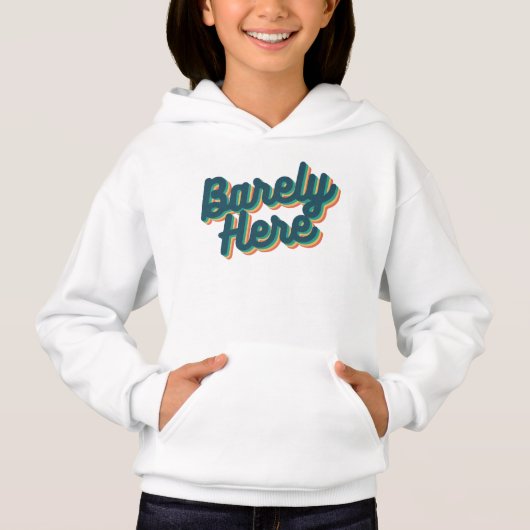 Barey Here / Blue Hoodie (Vorderseite)