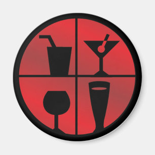 BarFanatic.com-Magnet - Kreis Magnet