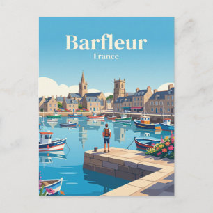 Barfleur Frankreich Postkarte