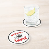 BARFLY Ō Written in Thai Language Script Ō Sandstein Untersetzer (Seite)