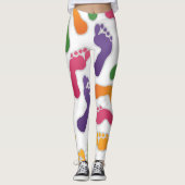 Barfuß Füße Leggings (Vorderseite)