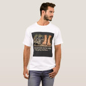 Barfuß oder stinkende Füße T-Shirt (Vorne ganz)