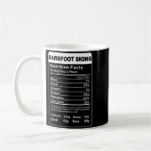 Barfuß-Ski-Ernährungsfakten Kaffeetasse (Links)