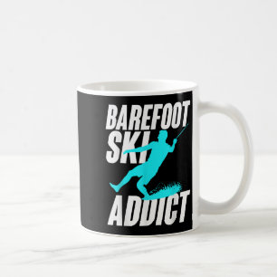 Barfuß-Ski-Süchtiger Humorvoller Barfuß-Wasserspor Kaffeetasse