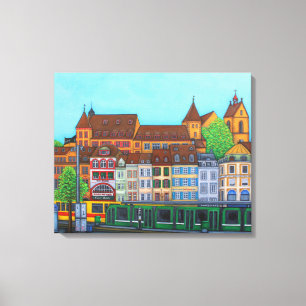 Barfusserplat Rendez-vous Canvas Print Leinwanddruck