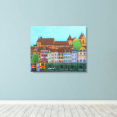 Barfusserplat Rendez-vous Canvas Print Leinwanddruck (Insitu (Holzboden))