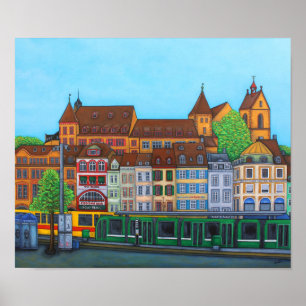 Barfusserplat Verabredungs-Wert-Plakat-Druck Poster