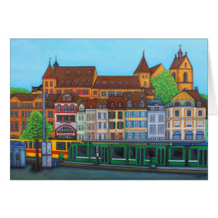 Barfüsserplatz Greeting Card By Lisa Lorenz
