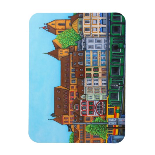 Barfüsserplatz Rendez-vous Magnet von Lisa Lorenz (Vertikal)