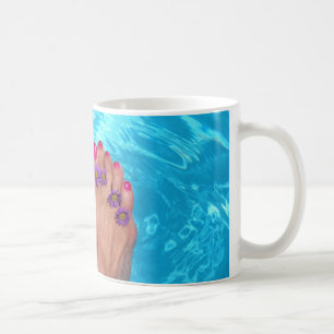 Barfußgehen Kaffeetasse