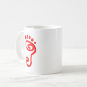 Barfüßigläufer Kaffeetasse (Vorderseite Links)