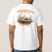 "Barfüßigronnie" 71 grüne Yenko Nova-Front/hinter T-Shirt (Rückseite)