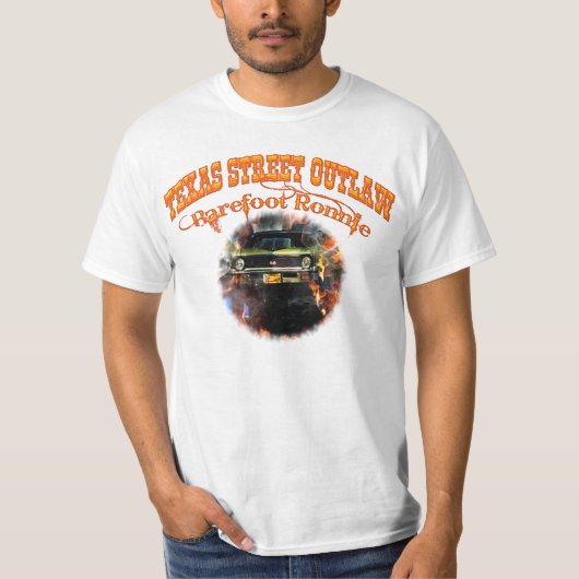 "Barfüßigronnie" 71 grüne Yenko Nova-Front/hinter T-Shirt (Vorderseite)