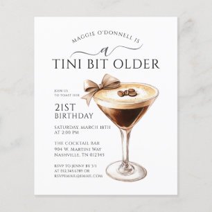 BARGAIN A Tini Bit Älterer Martini 21. Geburtstag