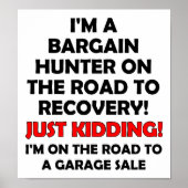 Bargain Hunter Funny Poster (Vorne)