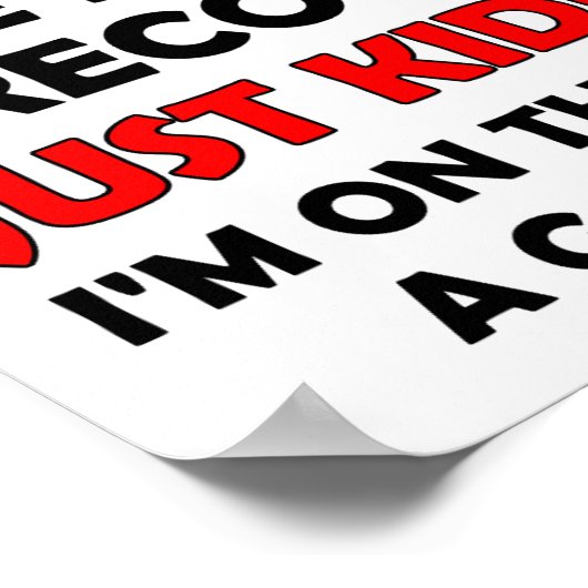 Bargain Hunter Funny Poster (Ecke)