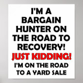 Bargain Hunter Funny Poster (Vorne)