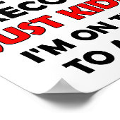 Bargain Hunter Funny Poster (Ecke)