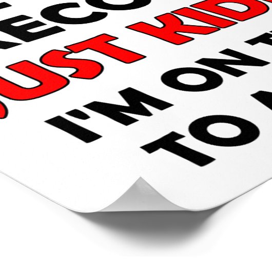 Bargain Hunter Funny Poster (Ecke)